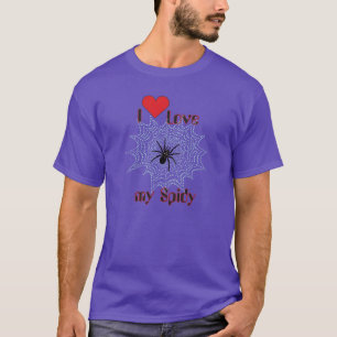 T-shirt Kreuzspinne im Netz