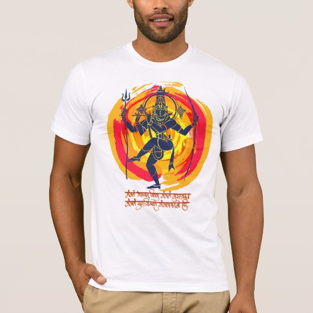 T-shirt Krishna de lièvres (Devant)