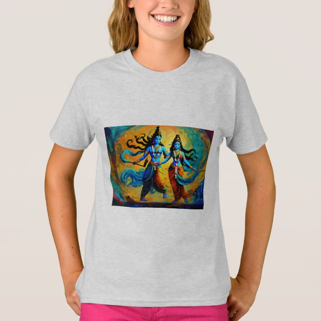 T-shirt Krishna et radha (Devant)