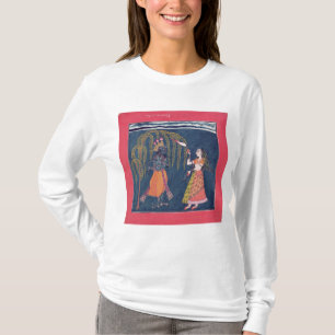 T-shirt Krishna jouant une cannelure, du 'Vahula