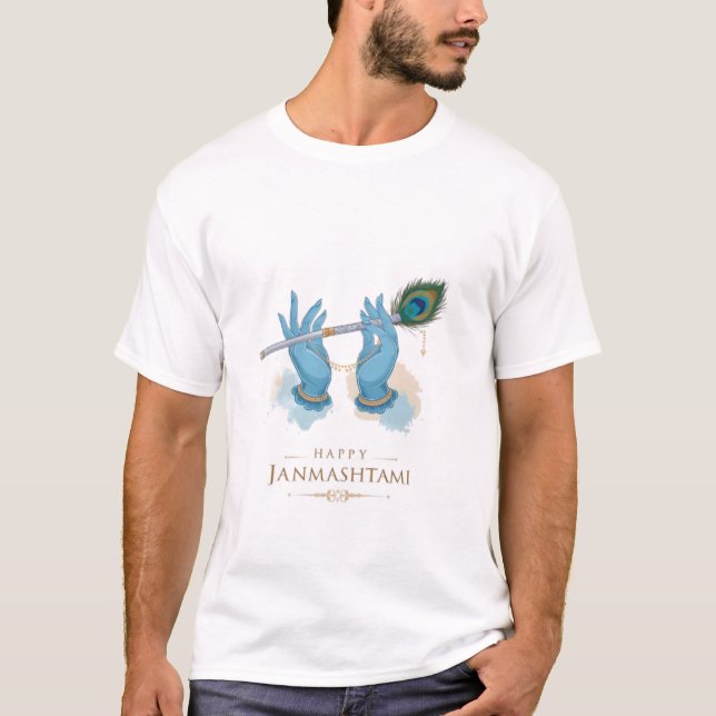 T-shirt Krishna moderne - Mélange de tradition (Devant)
