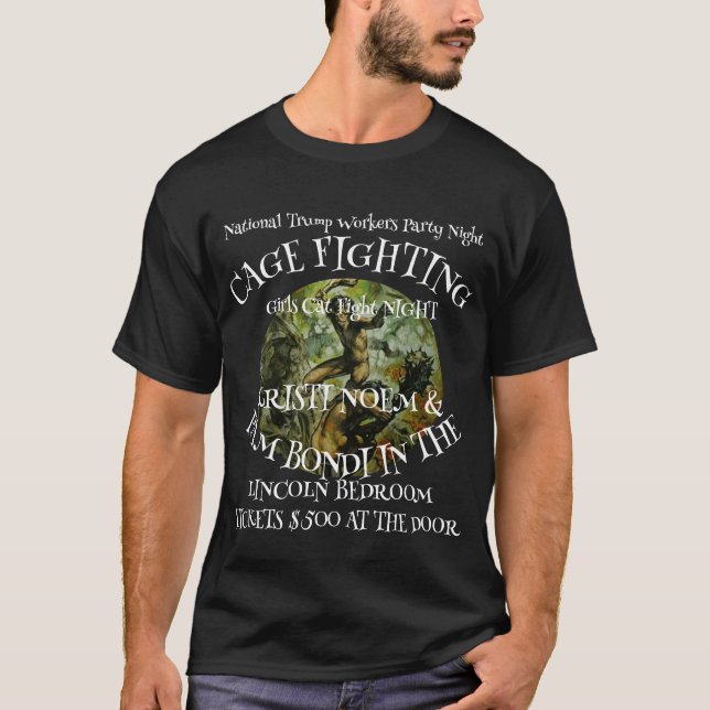 T-SHIRT KRISTI NOEM & PAM BONDI ELSA ELLE WOLF DU SS (Devant)