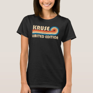 T-shirt KRUSE Surnom Retro Vintage 80s 90s Anniversaire Ré
