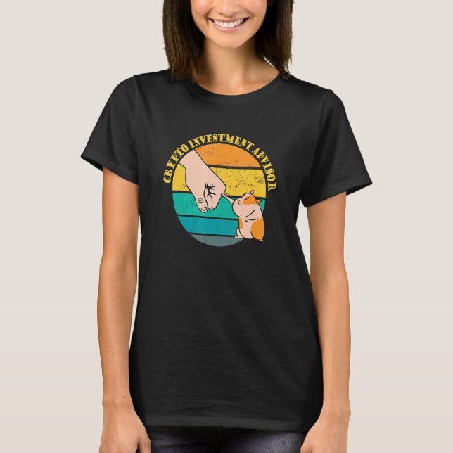 T-shirt Krypto Investment Consultant Hamster I Cryptocurre (Devant)