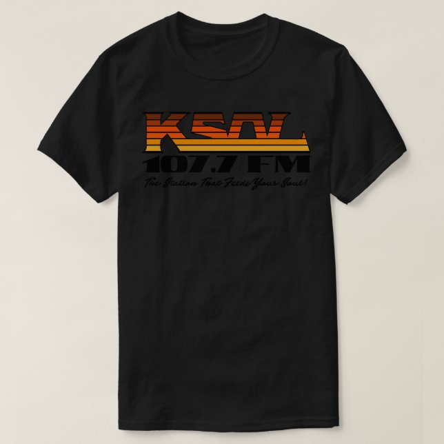 T-shirt KSOL 1077 Station radio défectueuse de la région d (Design devant)