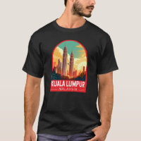 Kuala Lumpur Malaisie Travel Art Vintage