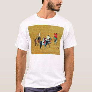 T-shirt Kublai Khan chassant, dynastie de yuan