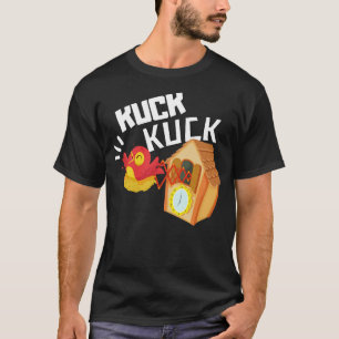 T-shirt Kuck Kuck Schwarzwald Uhr Lustiges Schwaben Motiv