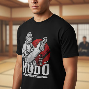 T-shirt Kudo Art Martial - Combattant et Conception de Kan