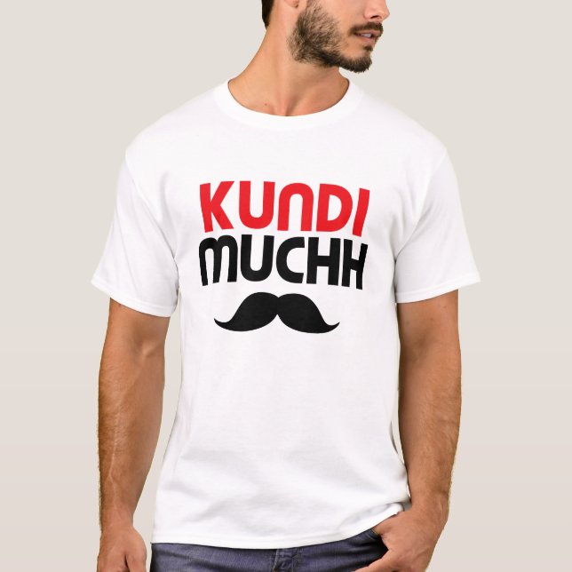 T-SHIRT KUNDI MUCHH (Devant)