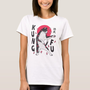 T-shirt Kung Fu Cat
