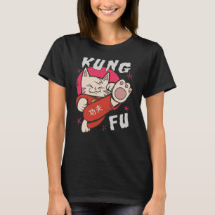 T-shirt Kung Fu Cat