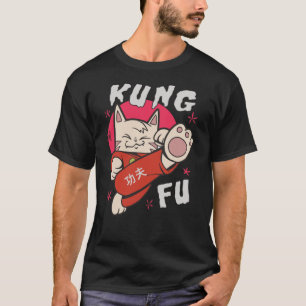 T-shirt Kung Fu Cat