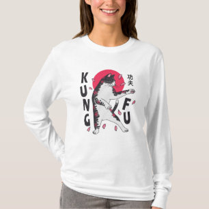 T-shirt Kung Fu Cat