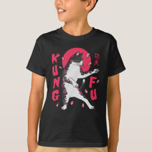 T-shirt Kung Fu Cat