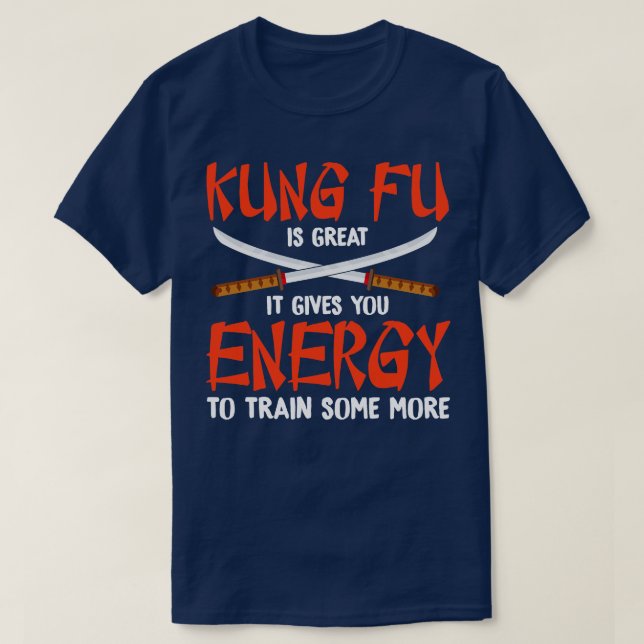 T-shirt Kung Fu Est Grand Karaté Arts Martiaux (Design devant)