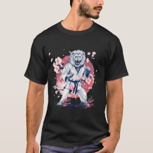 T-shirt Kung Fu Lion Sakura Judo Mma Kickboxing Taekwondo