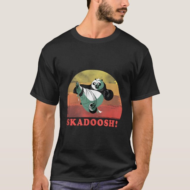 T-shirt Kung Fu Panda Skadoosh Circle Portrait (Devant)
