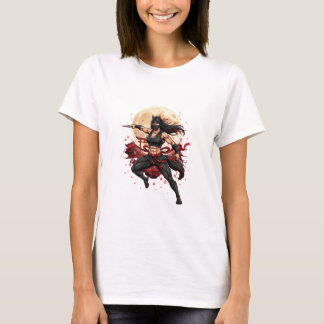 T-shirt Kunoichi Horse Ninja – Japanese Warrior Art 2026 Y