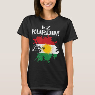 T-shirt Kurdistan Newroz Kurdi Drapeau Son Biji Kurdis