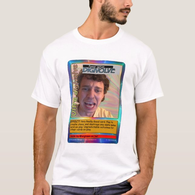 T-shirt Kurtis Conner as a Digimon Card 992 (Devant)