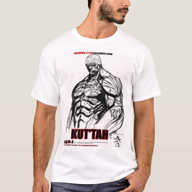 T-SHIRT "KUT'TAH MUN" TRANSPARENT SHIRT..GALAXY REMIX  (Devant)