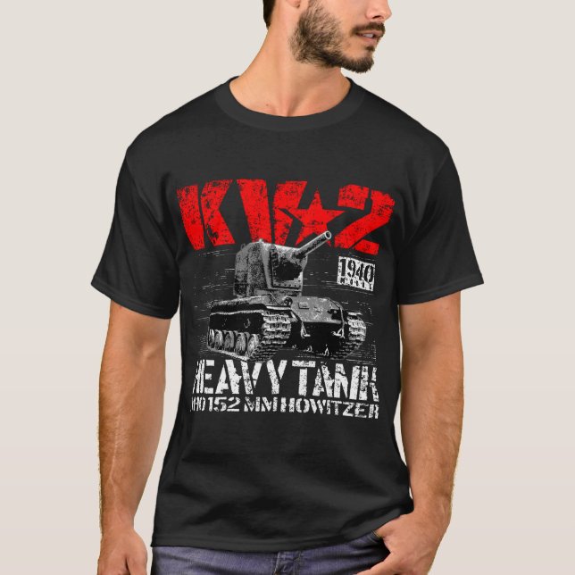T-shirt KV-2 Char lourd soviétique (Devant)