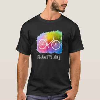 T-shirt Kwajalein Atoll Bicycle Famille Vacances Marshall 