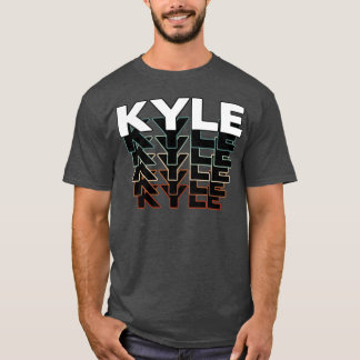 T-shirt Kyle Drôle Rétro Vintage Coucher de soleil Kyle 80