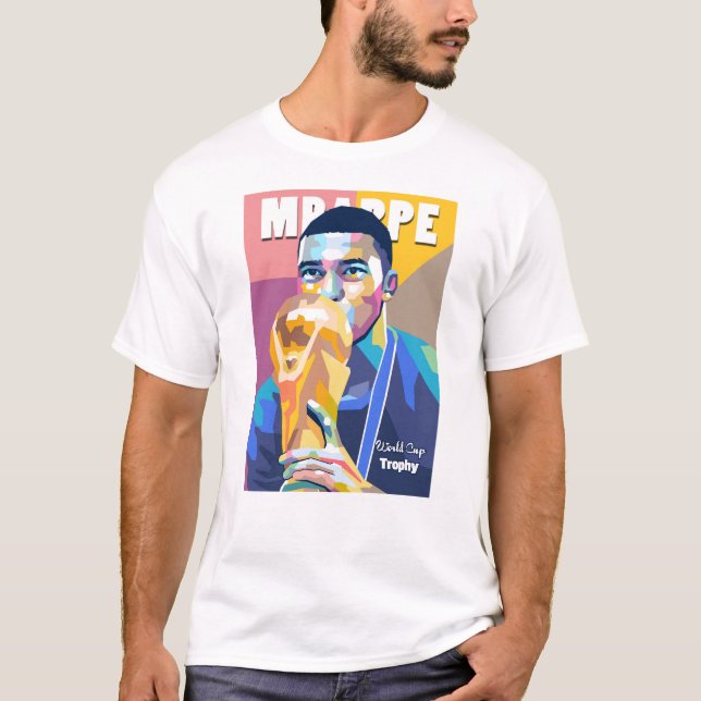 T-shirt Kylian Mbappe dans WPAP (Devant)