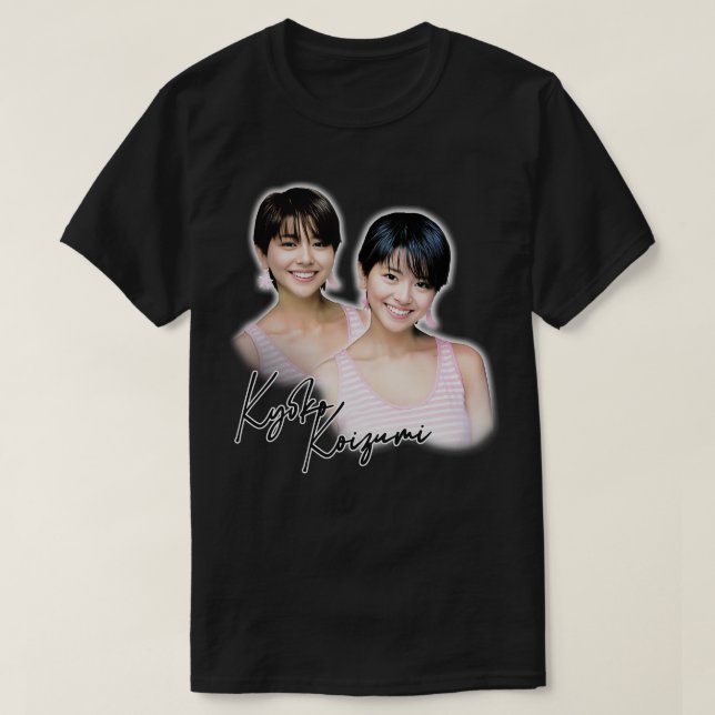 T-shirt Kyoko Koizumi Retro 80s Fan Design 1 (Design devant)