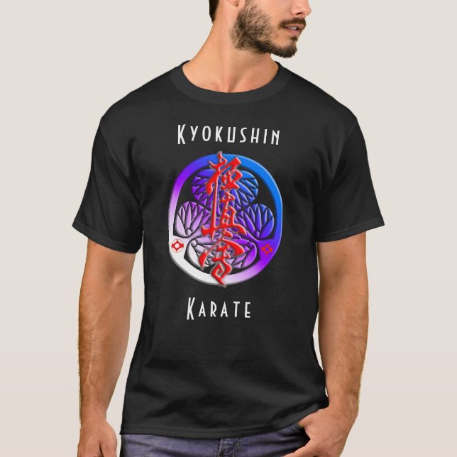 T-shirt Kyokushin Karate Samurai Sigil Martial Arts Budo (Devant)