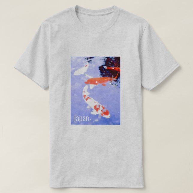 T-shirt Kyoto Japon Koi voyage de poisson (Design devant)