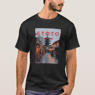 T-shirt Kyoto vintage Japon esthétique de rue ancienne