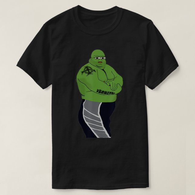 T-SHIRT KYRIAKOS GRIZZLY GREEN BLOATMAXX (Design devant)