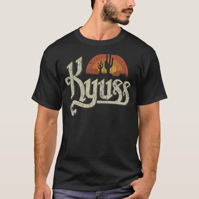 T-shirt Kyuss Sunset 1987 Vintage (Devant)