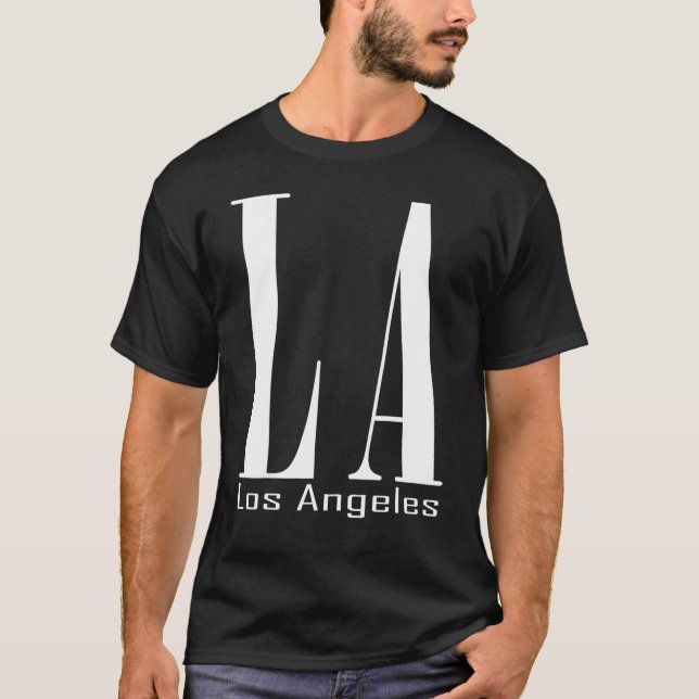 T-shirt L. A. Los Angeles ! Californie West Coas (Devant)