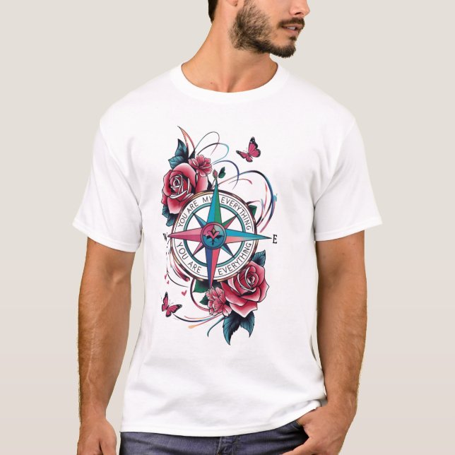 T-shirt L’Amour Portable : Le Tee du Couple ultime (Devant)