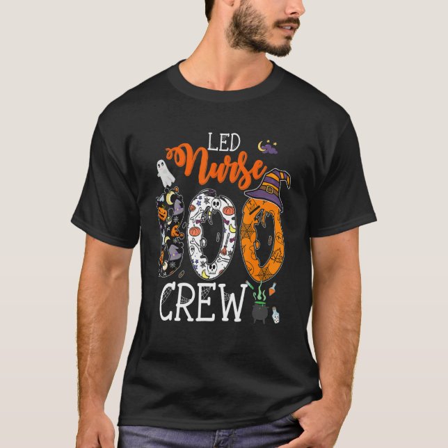 T-shirt L&D Nurse Boo Crew Halloween Labor & Delivery Nurs (Devant)