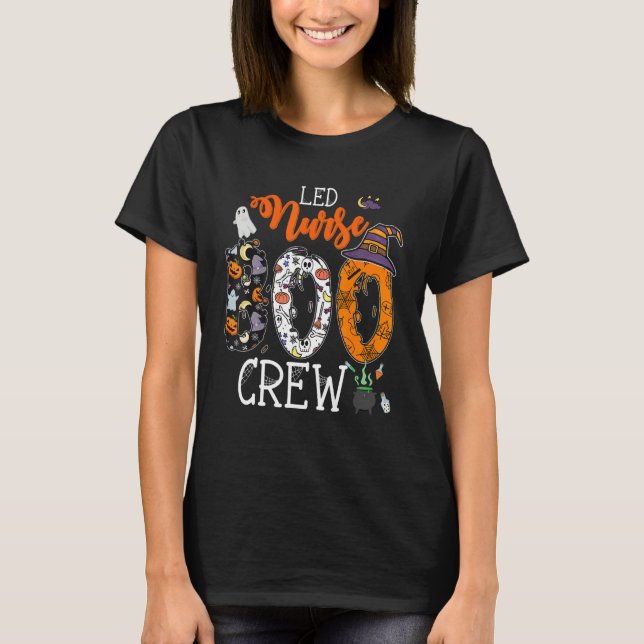 T-shirt L&D Nurse Boo Crew Halloween Labor & Delivery Nurs (Devant)