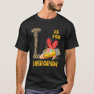 T-shirt L Est Pour L'Appréciation Bibliothécaire Leopard R