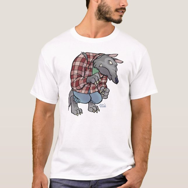 T-shirt l est pour le lycanthrope (Devant)