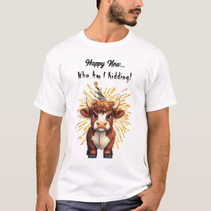 T-shirt L’humeur de la vache grumpy Highland
