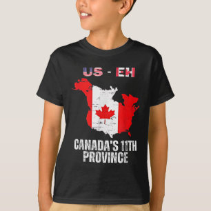 T-shirt La 11e province des États-Unis du Canada Funny Us-