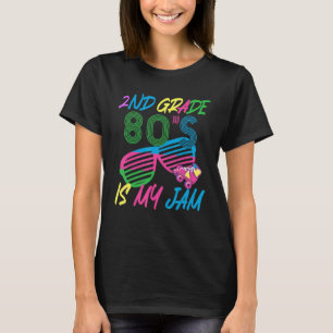 T-shirt La 2e année est mon jam vintage 80s Boombox Profes