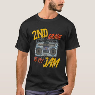 T-shirt La 2e année est mon jam vintage Bombox étudiant en