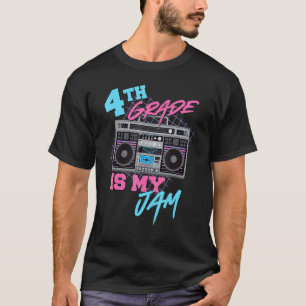 T-shirt La 4e est mon truc Boombox vintage des années 80