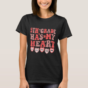 T-shirt La 5e année a mon coeur Enseignant de 5e année Val