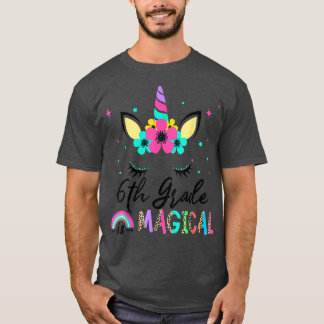 T-shirt La 6E Année Est Magique Squad Retour À L'École Uni