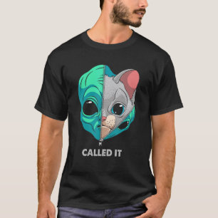 T-shirt L'a appelé Chat Alien Pastel Goth Chaton Astronaut